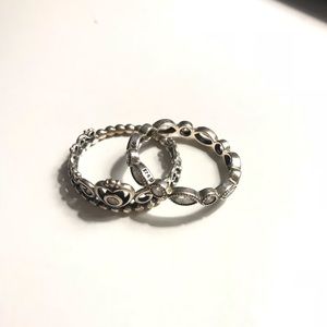 Two Pandora Rings, Size 9